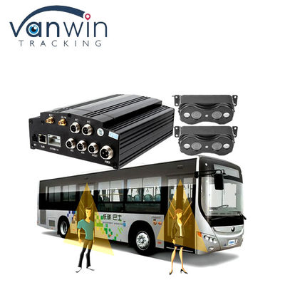 8CH 1080P Passagiersteller MDVR Voor 2 deuren bus, High Accuracy Bus Passagiers Telling System
