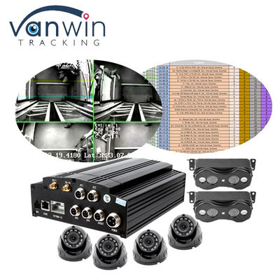 8CH 1080P Passagiersteller MDVR Voor 2 deuren bus, High Accuracy Bus Passagiers Telling System