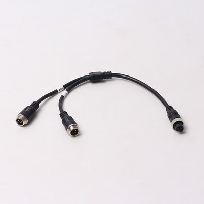 Mannetje van de Kabel speldt het dubbele 4 Speld van de luchtvaartadapter aan 6 Vrouwelijke Schakelaar voor 2 Camera's