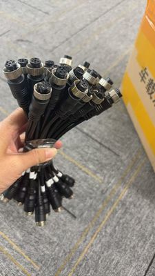 Mannetje van de Kabel speldt het dubbele 4 Speld van de luchtvaartadapter aan 6 Vrouwelijke Schakelaar voor 2 Camera's
