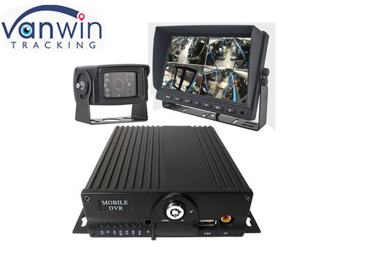 Auto opslagkaart AHD 1080P 4CH Hard Drive Mobiele DVR High Definition Video Monitor