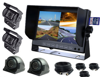 4CH 7“ TFT-systeem van de vrachtwagencamera's DVR van de Automonitor het wogan met 32 GB-SD-geheugenkaart
