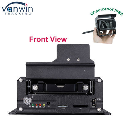 1080P H265 DUAL SD Card 8 Channel Mobile DVR met HDD Max 2TB voor Taxi Trucks Vans