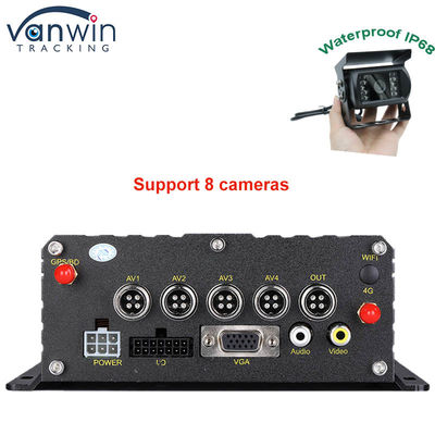 1080P H265 DUAL SD Card 8 Channel Mobile DVR met HDD Max 2TB voor Taxi Trucks Vans