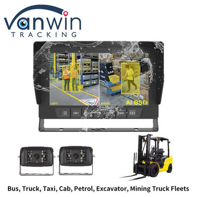 IP69K 7 / 10.1 Inch Waterdicht AHD Quad TFT Automonitor Display Voor Universele Voertuigen
