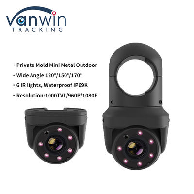 Mini AHD 6 IR lichten IP69K waterdichte auto koepel camera voor vrachtwagen bus met nacht toezicht