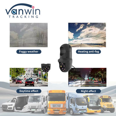 Mini AHD 6 IR lichten IP69K waterdichte auto koepel camera voor vrachtwagen bus met nacht toezicht
