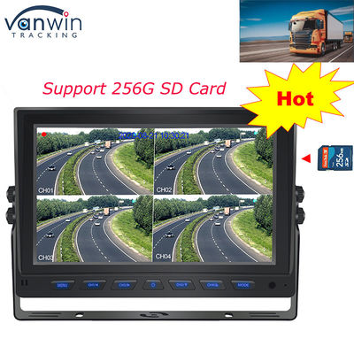 7 inch Realtime GPS 4G AHD 4CH Monitor TFT Car Monitor Display voor Auto Bus Truck