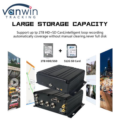8 kanaal 1080P AHD mobiele DVR voertuig CCTV MDVR 2TB HDD voor vrachtwagen taxi bus