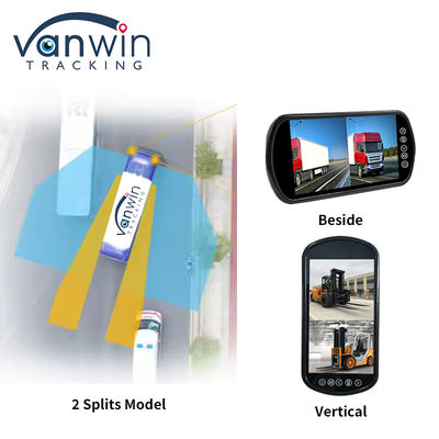 7 inch 2 Channel HD 1 Way Audio Input Car Monitor Achteruitkijkspiegel High Digital Nieuw paneel