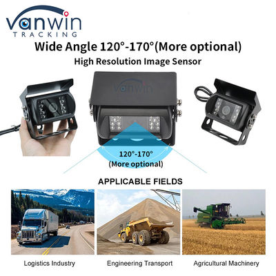 Super Wide Angle IP68 1080P AHD Autobewakingscamera Voor Bus Truck Trailer Van Voertuig Camera