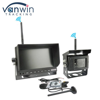 7 Inch AHD Digitale Draadloze Camerasysteem voor Vrachtwagen Achteruitrijcamera Draadloze TFT Auto Monitor Kits