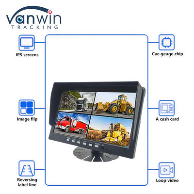 10.1 inch IPS Security TFT Car Monitor HD 1080P Display Voor Truck Bus Voertuig Camera