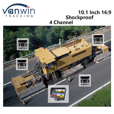 10.1 inch IPS Security TFT Car Monitor HD 1080P Display Voor Truck Bus Voertuig Camera