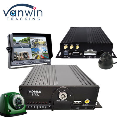 4CH Dual SD Card GPS MDVR Camera Met 4G WiFi Mobile DVR School Bus Security System