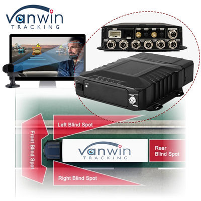 AHD 1080P 8CH 4G GPS mobiele DVR met ingebouwde ADAS DSM BSD-algoritme AI-aangedreven