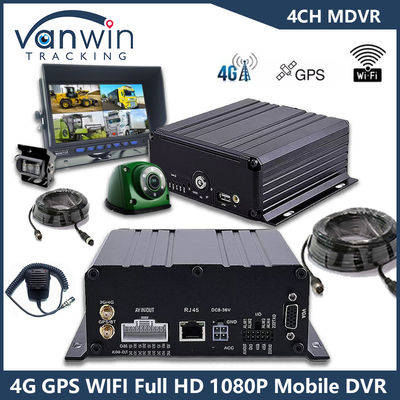 4CH GPS 4G WiFi Mobiele DVR Full HD 1080P Autocamera HDD Mdvr Voor Bus Van Truck Voertuig