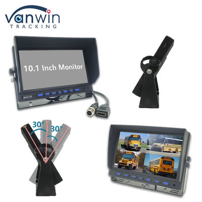 10.1 inch AHD Car Screen Display 8CH MDVR Camera 1080P Kleur TFT Car Monitor Systems