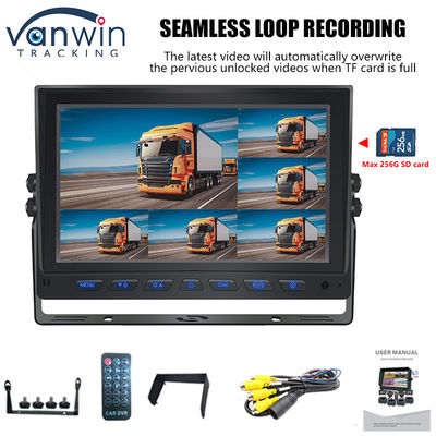 9 inch AHD 1080P MDVR Monitor 8 Channel Full HD Split Display Monitor Voor voertuig