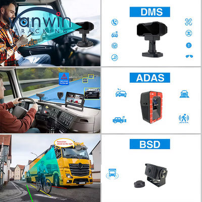 8CH AI BSD ADAS DMS MDVR System HD 1080P HDD Mobile DVR Met 4G GPS WIFI Functie