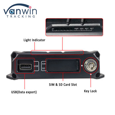 H.264 4CH HD 1080P Mobiele DVR 4G GPS WIFI SD-kaart MINI MDVR Voor auto video monitoring