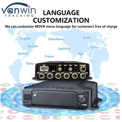 8CH 1080P AHD HDD Mobiele DVR met 4G GPS MDVR Recorder Truck Security Monitor Alarm System