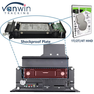 4CH 5G CMSV6 System AI Mobile DVR met GPS ADAS BSD DMS H.265 MDVR voor auto CCTV Monitor