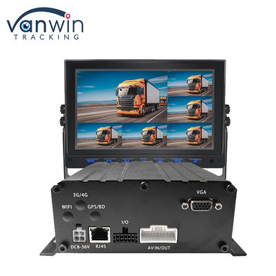 H.265 8CH HDD 1080P mobiel DVR-systeem met 4G MDVR Kit GPS WIFI functie voor vlootbeheer