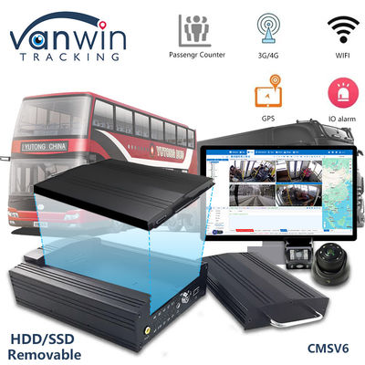 OEM 8CH HD 1080P HDD Mobile DVR met 4G GPS WIFI MDVR voor Fleet Management System