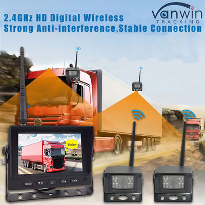 5 inch digitale HD DVR draadloze Truck Backup Camera Monitor System Quad View Scherm
