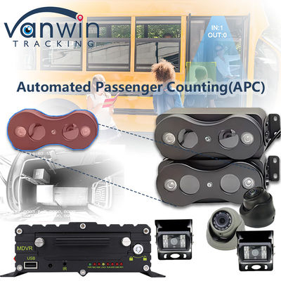 Hoge nauwkeurigheid Mensen tellen Sensor Camera Automatische bus Passagiers teller Connect MDVR