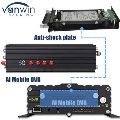 8CH AI ADAS DMS BSD Mobiele DVR HDD MDVR 2TB Ondersteuning Voertuig Volgplatform Voertuig DVR