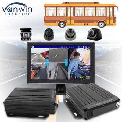 OEM ODM Real Time 4CH GPS Mobile DVR Met 4G 1080P WiFi Dual SD Card MDVR Voor Bus