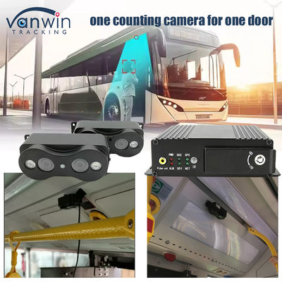 2 deuren bus Passagiers tellen systeem 4G GPS Binocular Passagiers Flowing Tellen mensen Teller
