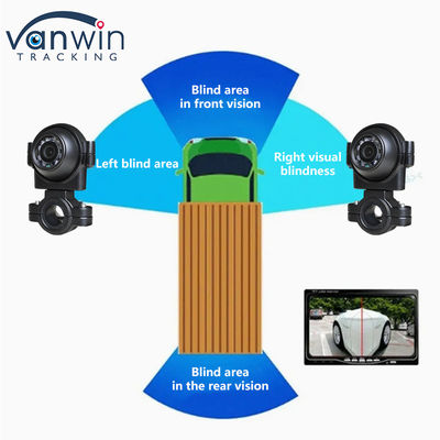AHD 1080P IP69K zijkantschermcamera met nachtzicht CCTV-camera voor bus en vrachtwagen