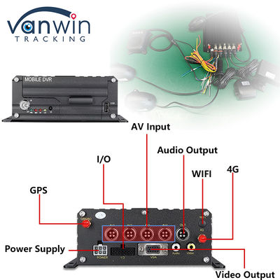 8ch 4CH 4G GPS ADAS DMS 2TB HDD SD MOBIELE DVR KIT AI MDVR GPS Tracking System Taxi MDVR
