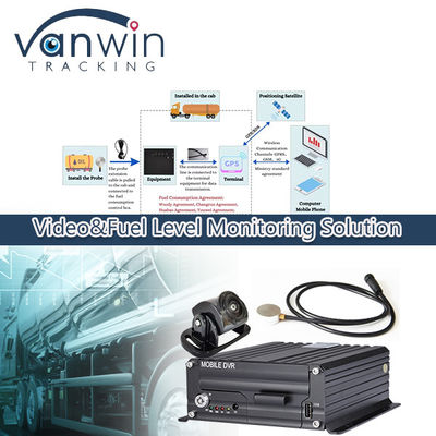 4G draadloze mobiele DVR-olie-niveau-meter Diesel brandstoftankniveau-bewakingssensor voor vrachtwagens