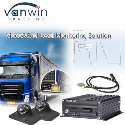Easy Intall Voertuig Cctv MDVR Ultrasone brandstof olie Diesel Liquid Level Monitoring Fleet Monitoring