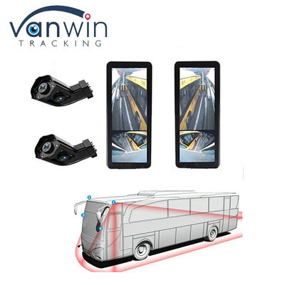 AHD 1080P DVR waterdicht 12.3 inch voorste achterste blinde gebied auto monitor met achterste zijkant camera