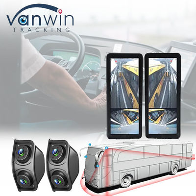 HD IR Night Vision Waterdicht 1080P Dual Lens Side View Blind Area Rearview Mirror Rear View Backup Camera voor bus