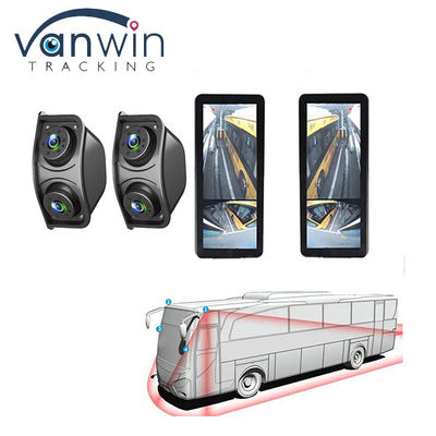 HD IR Night Vision Waterdicht 1080P Dual Lens Side View Blind Area Rearview Mirror Rear View Backup Camera voor bus