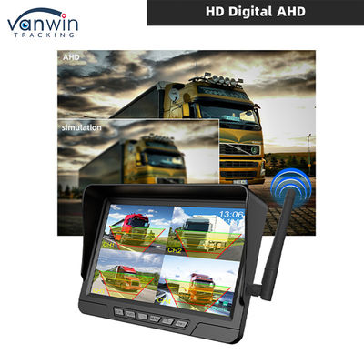 7 inch draadloze auto monitor zonnecamera kit met IP68 CCTV beveiliging draadloze camera