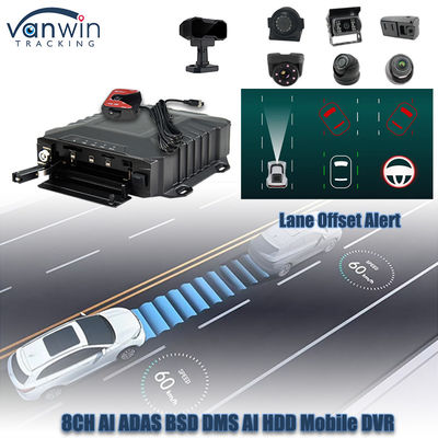 8CH 1080P Ai HDD Mobile DVR Real Time Monitoring And Tracking 4G Ai Adas DMS MDVR CCTV-systeem