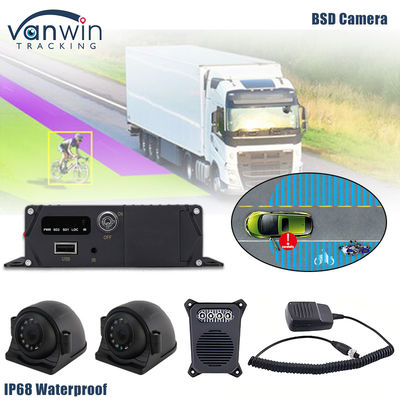 1080P AHD IP69K BSD AI Camera Blind Spot Detection System Hulp met geluid en licht alarm