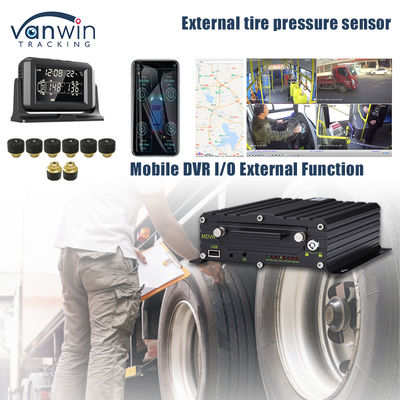 4G GPS mobiele DVR ondersteuning 4 / 8 / 10 bandenspanning Real Time Monitoring Intelligent System