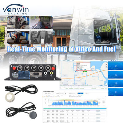 Veiligheidsbewaking Mobiele DVR-brandstofbewakingssysteem Voertuig MDVR CCTV GPS 4G Voor vrachtwagen