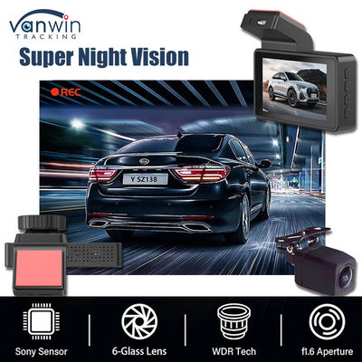 2K 1080P Dual Dash Cam WiFi APP Control Nachtzicht Parkeermonitor G-Sensor Voor Auto