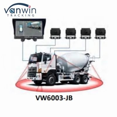 3D 360 graden auto camera recorder systeem voor vrachtwagen bus match AHD 7 / 9 / 10.1 inch monitor