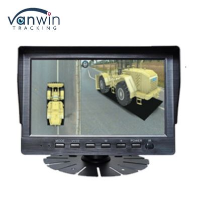 3D 360 graden auto camera recorder systeem voor vrachtwagen bus match AHD 7 / 9 / 10.1 inch monitor