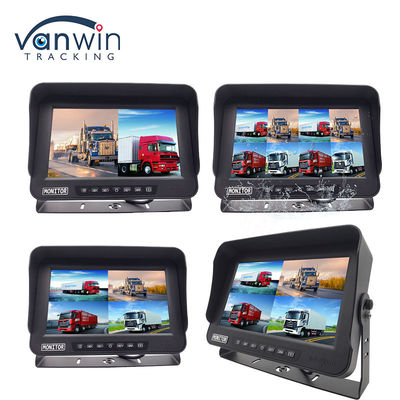 10.1 inch AHD 1080P MDVR Monitor 4 Channel Full HD Waterdicht Split Display Monitor Voor voertuig
